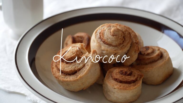 トースターで作るシナモンロールスコーン😋 茄子とピーマンの煮浸し🍆🫑 揚げ出し豆腐