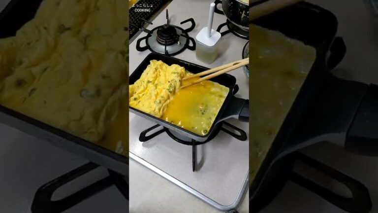 だし巻き卵の作り方はこれでもいいと思う！巻くの苦手な方はやってみて！