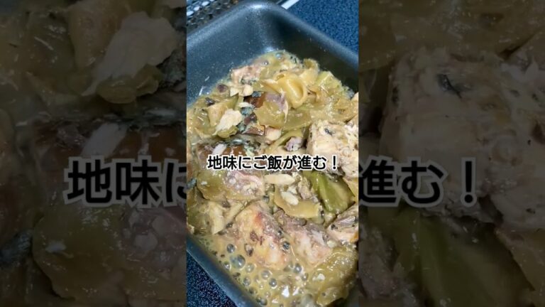 【地味弁】普通の日のお弁当 #旦那弁当 #さば缶 #業務スーパー