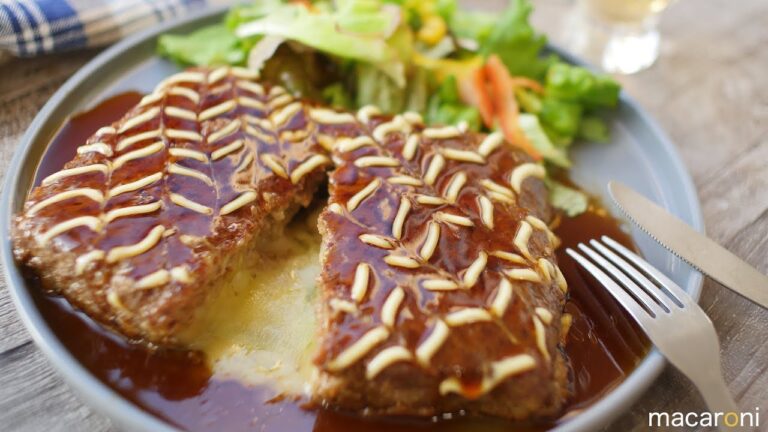 卵焼き器で 大胆まるごと！ てりマヨ チーズインハンバーグの レシピ 作り方