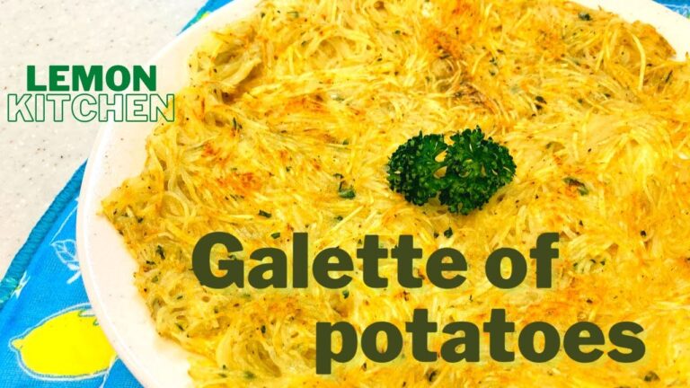 じゃがいものガレット／カリカリで美味しい15分で簡単にできるGalette of potatoes
