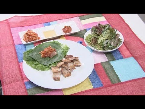チョレギサラダとサムギョプサル