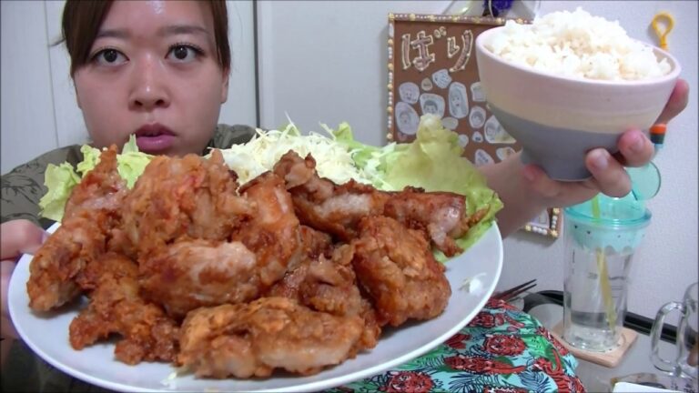 【リクエスト】紅ショウガの唐揚げとごはん【醤油にんにく味】