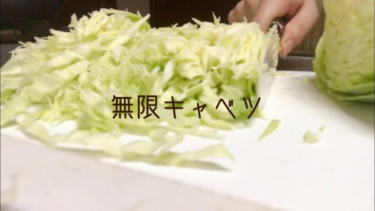 【ダイエットレシピ】無限キャベツ🥬やみつきキャベツ消費レシピ！