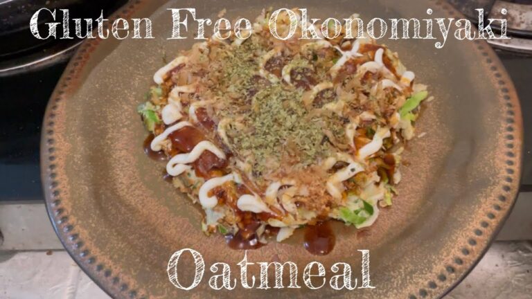 オートミールお好み焼きーグルテンフリー【vlog32】