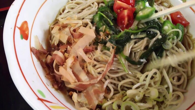ぶっかけネバネバ蕎麦