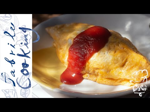 #7【大好き洋食】昔ながらの素朴なオムライス　秘密の香ばし焼きケチャップ