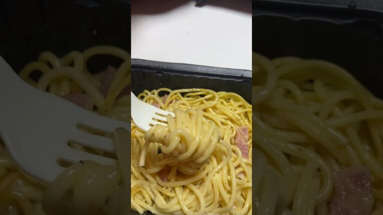 #セブンイレブン 【絶対に美味い😋#カルボナーラ 】#スパゲティ 🍝#ojou #食レポ #美味しかった #おすすめ