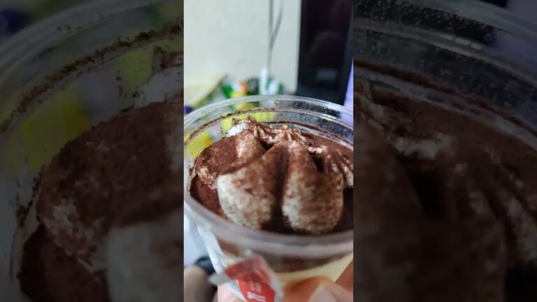 セブイレブンで買ったとろけるティラミスです｡2024年7月1日