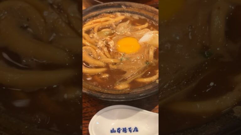 最も有名な味噌煮込みうどん！#shprts #味噌煮込みうどん #名古屋 #山本屋