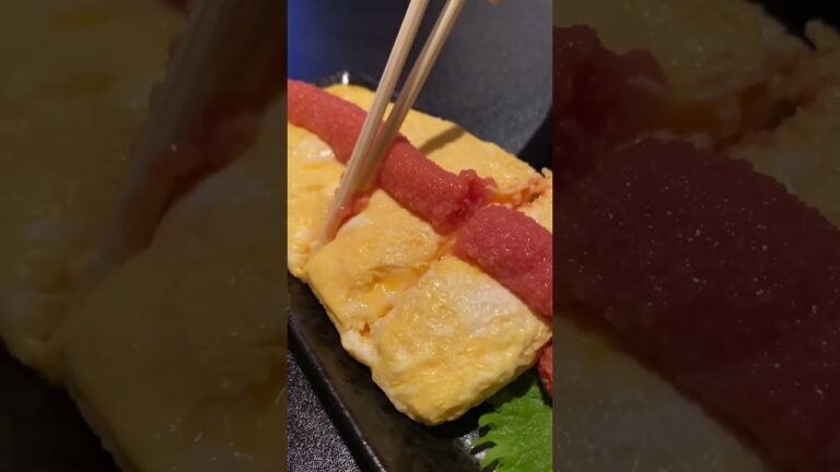 #松江居酒屋 🏮明太子のせだし巻き卵🏮『骨付鶏ひろ』 Izakaya Japanese food！#shorts