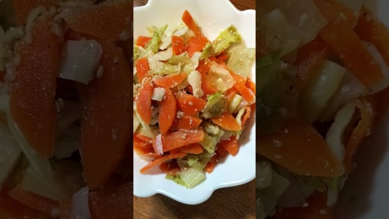 人参とキャベツの胡麻和え　11月11日　＃Shorts