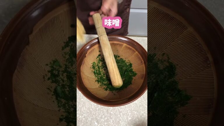 たけのこの木の芽和え #料理動画 ｜bamboo shoot with a leaf bud of Japanese pepper and miso #shorts