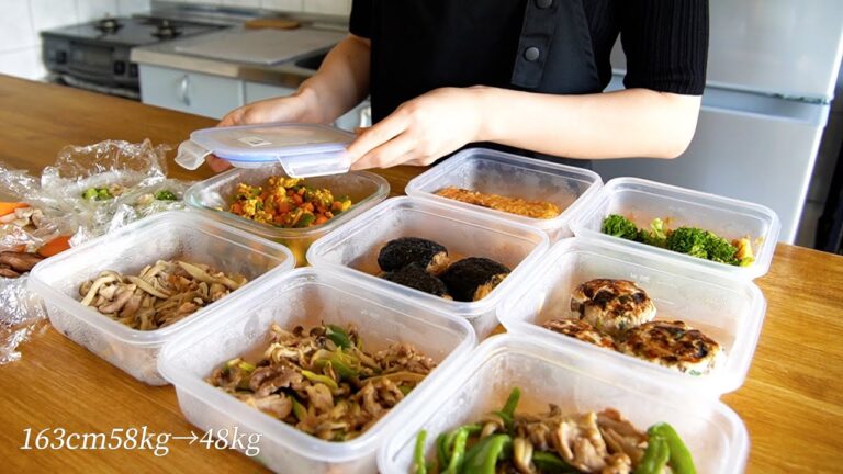 【全10品】食べて痩せる1週間分の作り置き冷凍 / 時短＆節約しながらダイエット