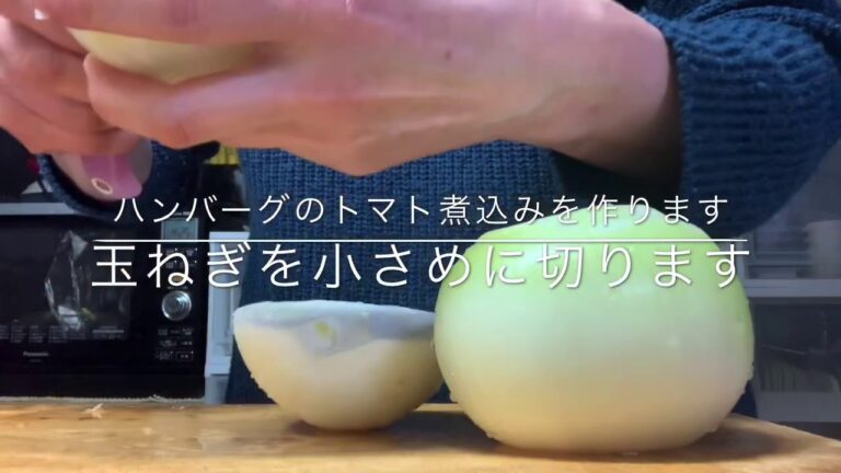 シニアおばさんの大雑把おうちご飯　　ハンバーグと大豆のトマト🍅煮込み