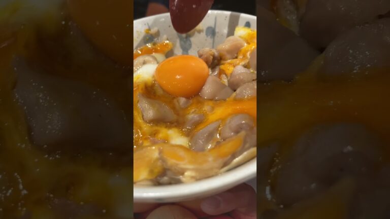 親子丼【卵と鶏肉の専門店】#shorts