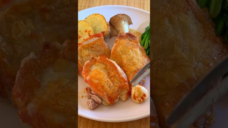 【パリパリ】チキンソテーの焼き方#cooking #料理 #クリスマス