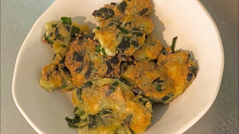 ダイエットにも最適なヘルシーおつまみ！豆腐とニラのチヂミの簡単レシピ！