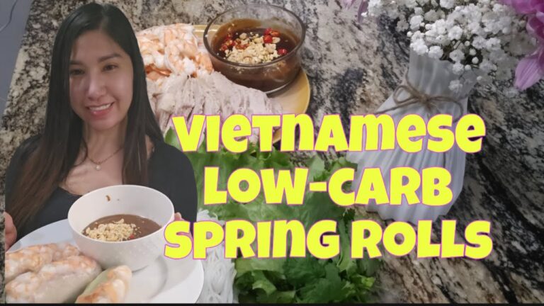 How to Make 15 to 20 Keto/ Low Carbs Vietnamese Spring Rolls in Less Than 30 Minutes! ASMR cooking!