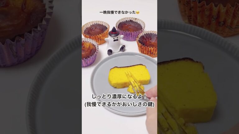 材料5つ！混ぜるだけ◎かぼちゃのバスクチーズケーキ