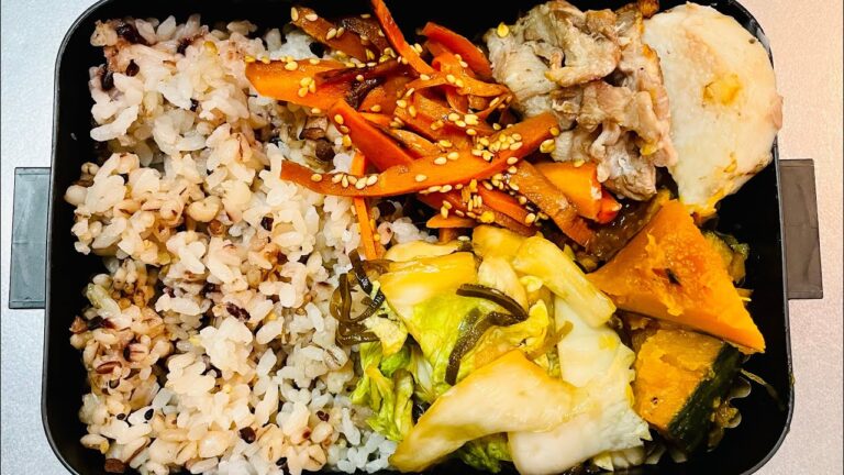 いつもどおりのお野菜たっぷり弁当！【1/5のお弁当】#副菜 #お弁当詰め方 #作り置きおかず