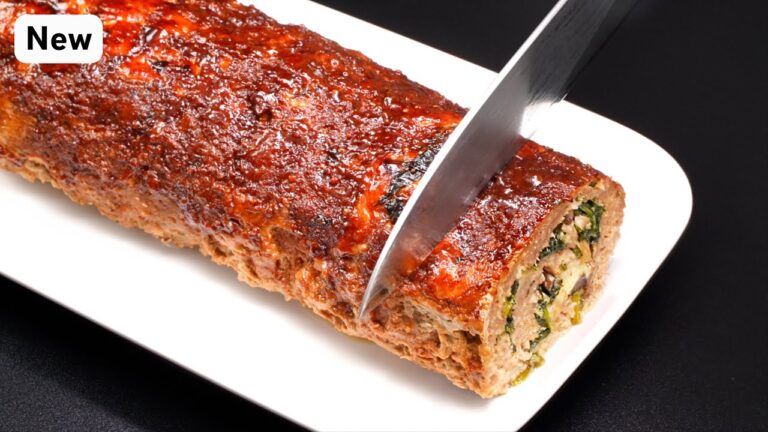 This recipe will drive you crazy! Super juicy and tender meat loaf!