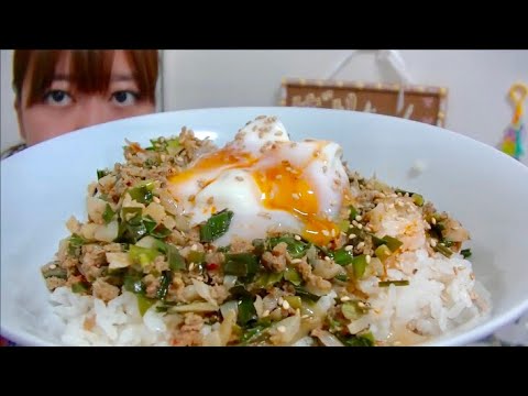 【激ウマアレンジ】濃厚温玉餃子丼【うま〜い】