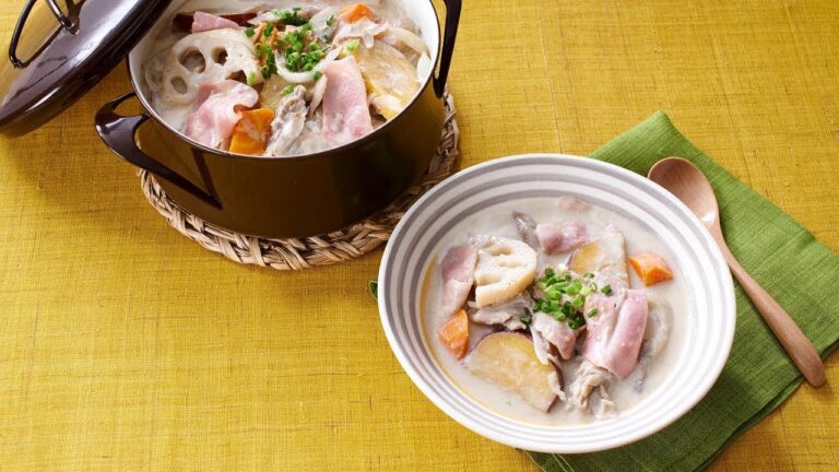 【プリマのおいしいレシピ】根菜たっぷり！和風クリームシチュー