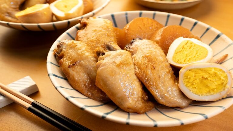 【フライパン】チンして時短活用！味が染みる『大根と手羽先の煮物』