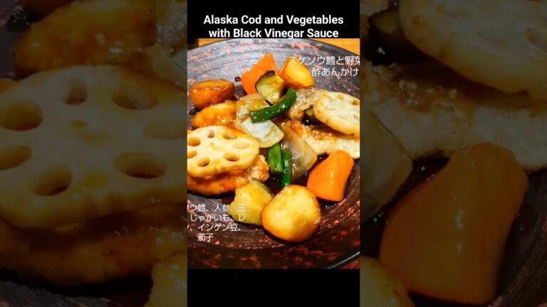 タラと野菜の黒酢あんかけ@大戸屋…美味しかった😋コスパ良し👍…#魚料理　　#ランチ #食べ物  #食堂  #ペスカタリアン  #シニア#