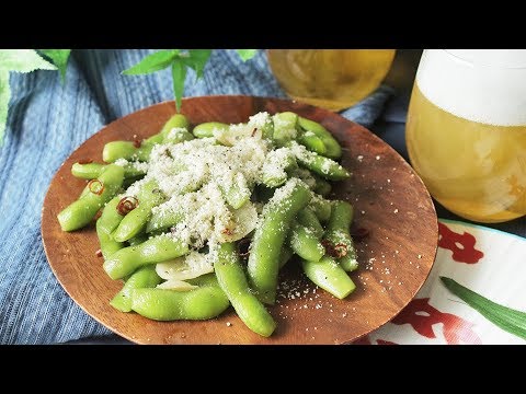 【簡単おうち居酒屋🍺】枝豆ペペロンチーノ