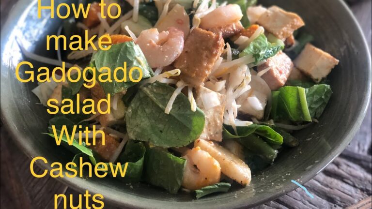 ガドガドサラダレシピHow to make Gadogado salad