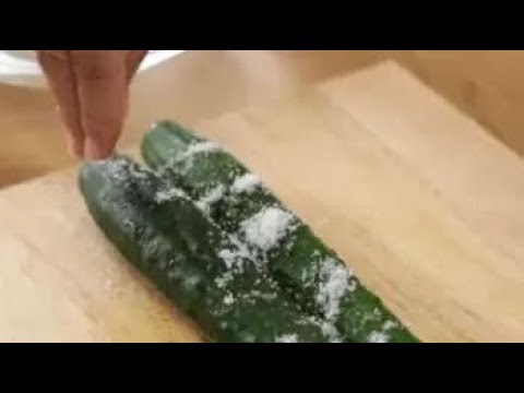 きゅうりの板ずり【やりかたのヒント】