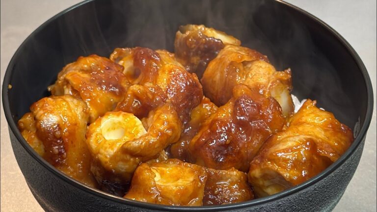 チーズちくわのヤンニョム肉巻きの作り方✨簡単で美味しいレシピ🍖🧀