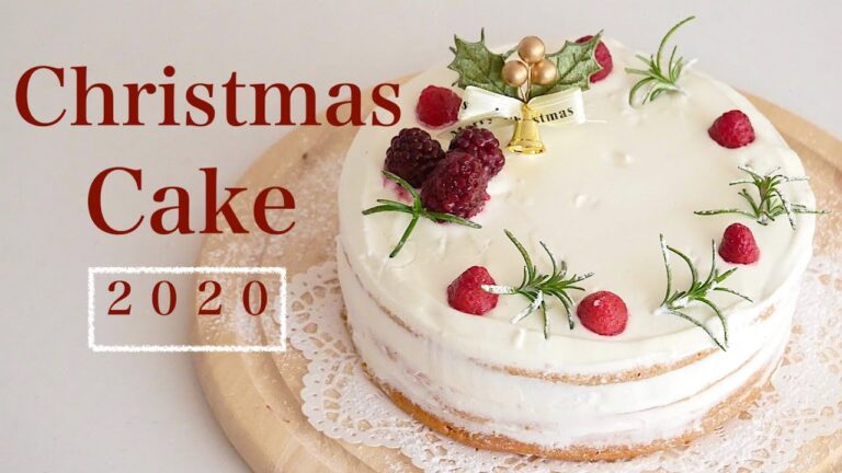 （クリスマスケーキ）しっとりきめ細やかな「スポンジケーキ」の作り方　How to make a moist  "sponge cake" easy recipe (English subtitle)