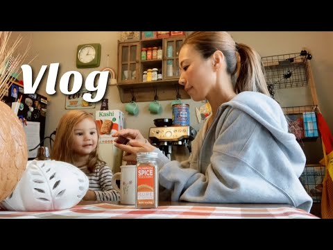 【子育てVlog】雨の日のキッシュ作り/ZARAの秋服購入/ハロウィンクッキー/生地から手作りピザ🍕