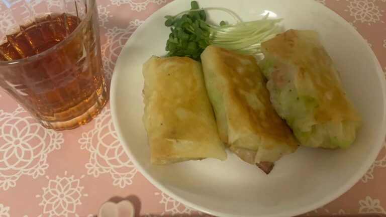 キャベツの春巻き　🥬
