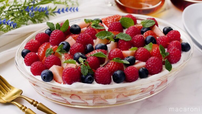 とっても簡単！ベリーのスコップケーキ / お菓子のレシピ