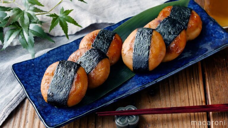 【おからの磯辺餅】もちもち食感♪糖質オフのおかずレシピ！