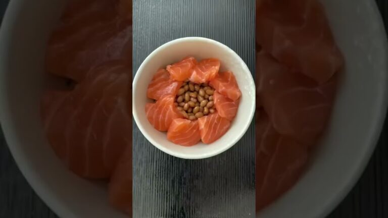 Natto Salmon Don／納豆サーモン丼