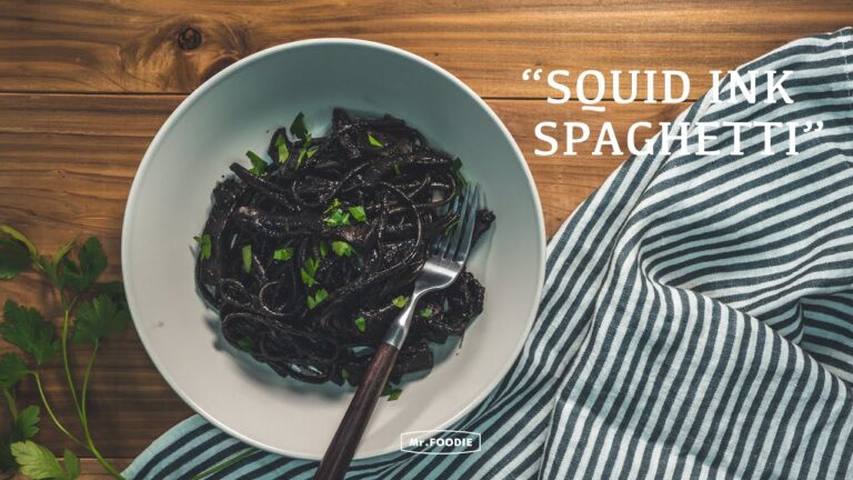 イカ墨パスタの作り方 / SQUID INK SPAGHETTI RECIPE