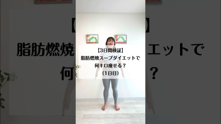 14日目　【3日間検証】脂肪燃焼スープダイエットで何キロ痩せる！？1日目#アラフォー #アラサー #ダイエット