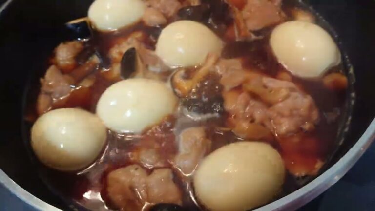 鶏もも肉と卵の醤油煮