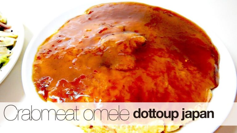 #かに玉#甘酢あんかけ  crabmeat omelet【dottoup japan】