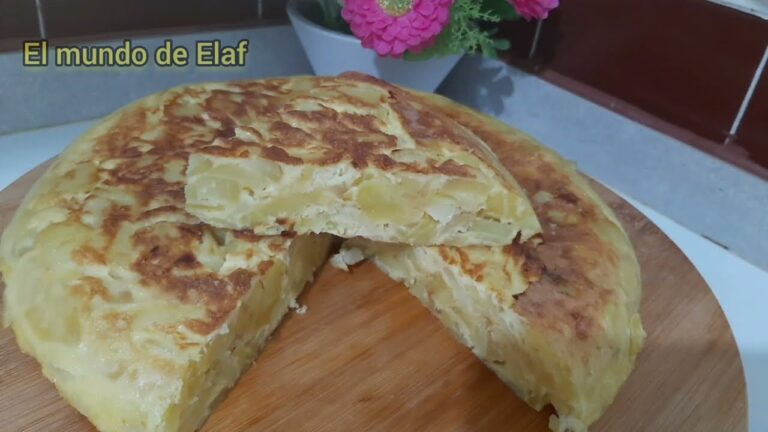 Tortilla  Española con manera fácil طورطية إسبانية  الشهيرة