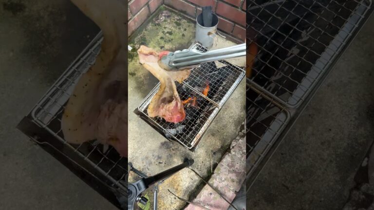 ガーリックペッパーポークステーキ焼いてみました〜