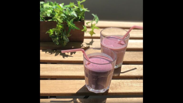 ヽ(´∀｀)ノこどもレシピ-クッキング-イチゴスムージーのつくりかた