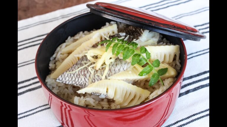 デリキャセでおもてなし『たけのこ鯛めし』