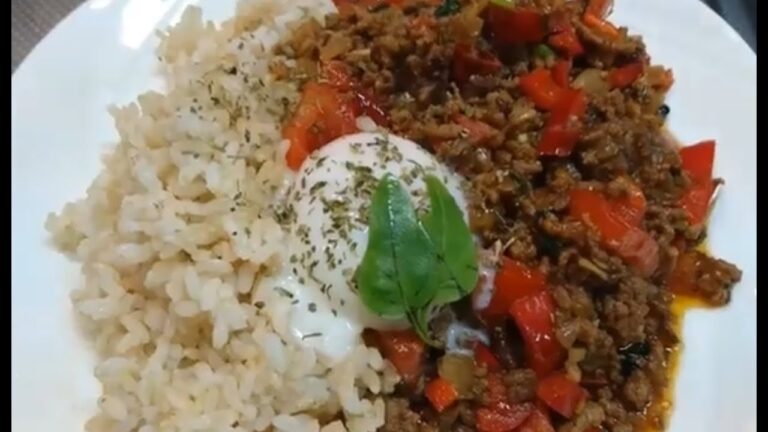 【ナンプラー不要】ガパオライス風味噌炒め【オイスターソース不要】【豆板醤不要】