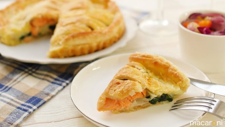 チーズがとろ〜り！ 鮭と ほうれん草の パイ 包み焼き のレシピ 作り方